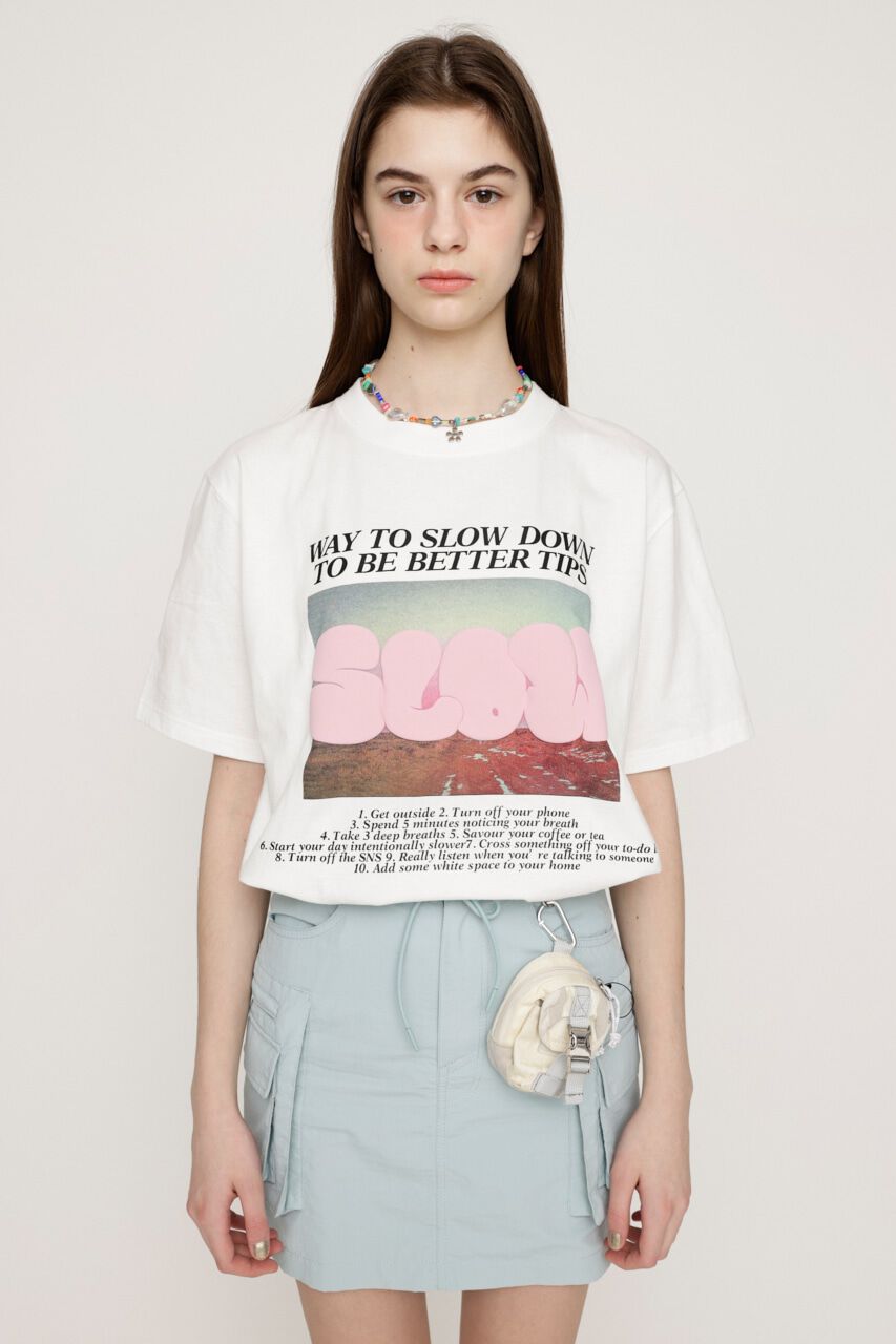 SLY「PUFFER LOGO Tシャツ」|Tシャツ・カットソー|