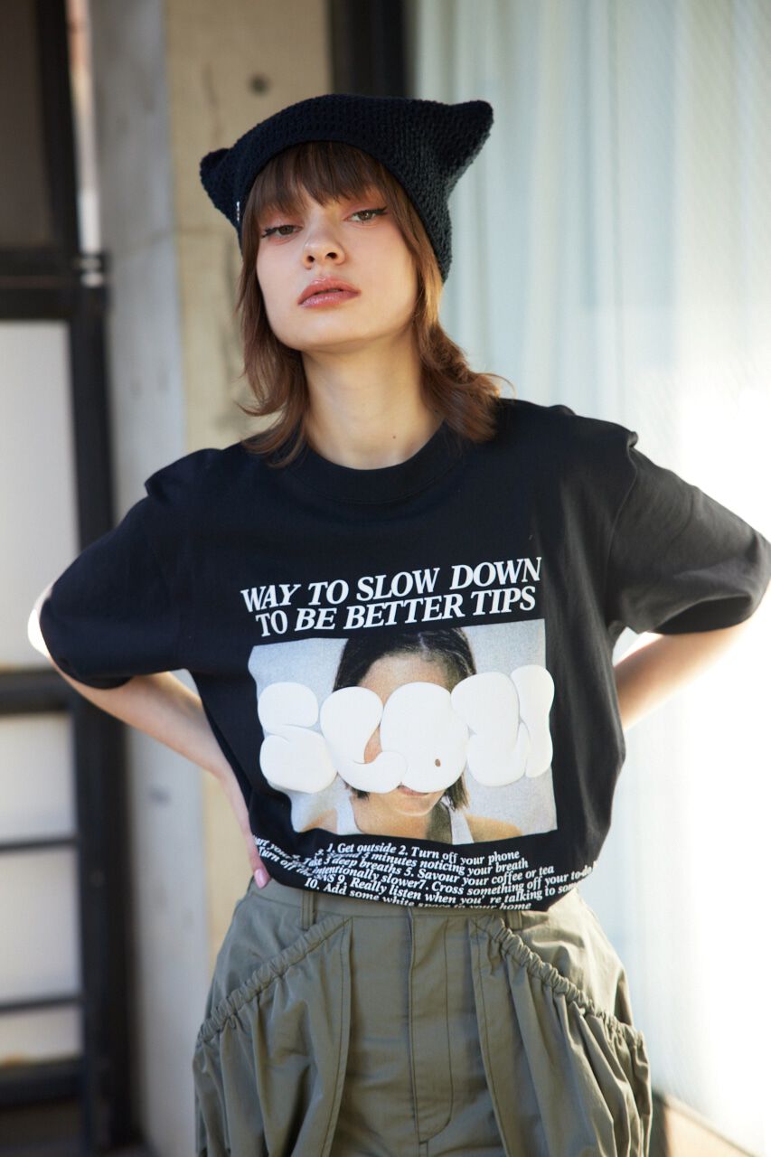 SLY「PUFFER LOGO Tシャツ」|Tシャツ・カットソー|