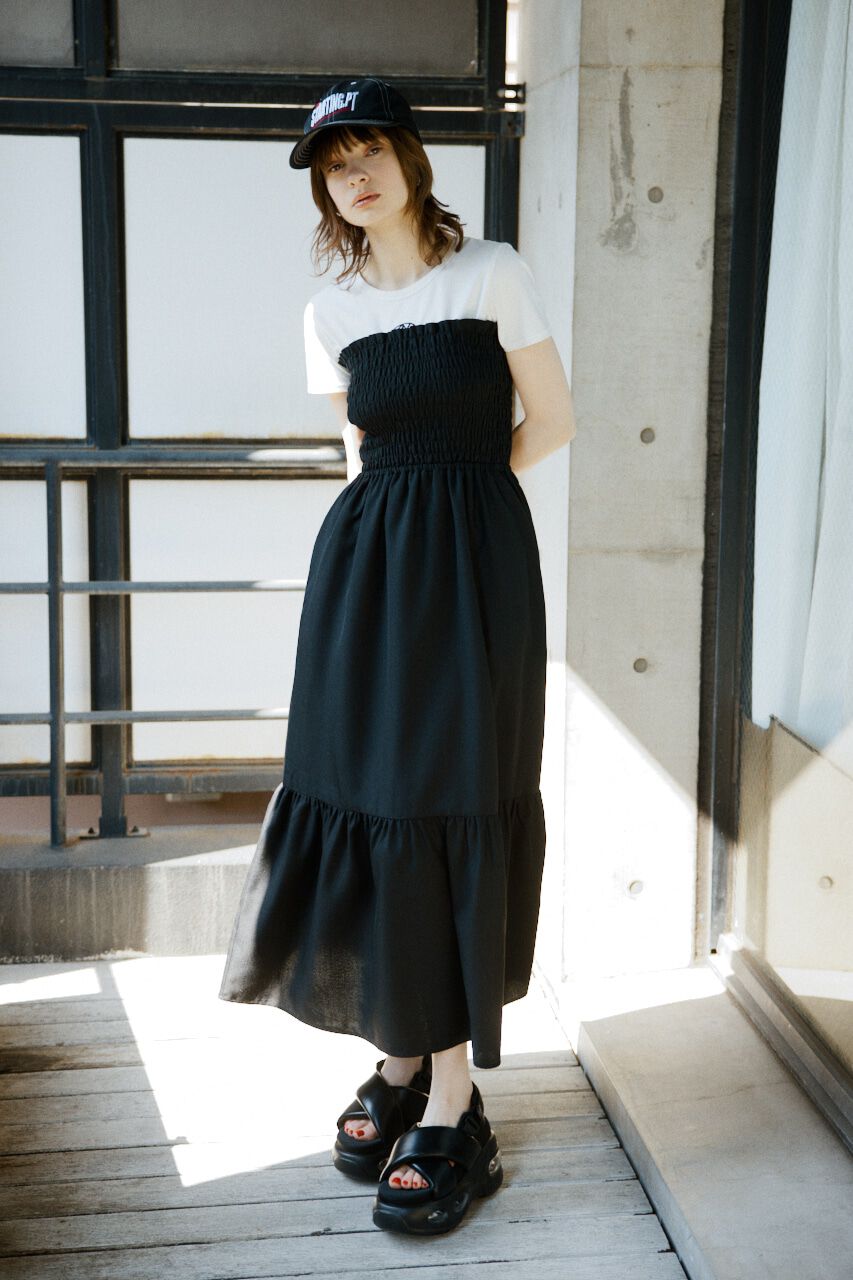 SLY「SHIRRING ワンピース」|ワンピース|