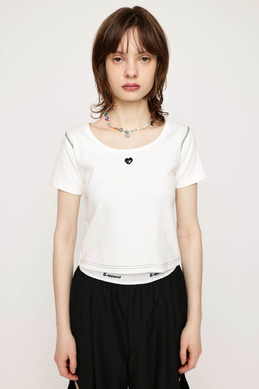 SLY「POINT LOGO BASIC Tシャツ」|Tシャツ・カットソー|