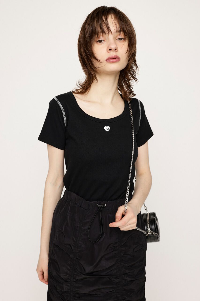 SLY「POINT LOGO BASIC Tシャツ」|Tシャツ・カットソー|