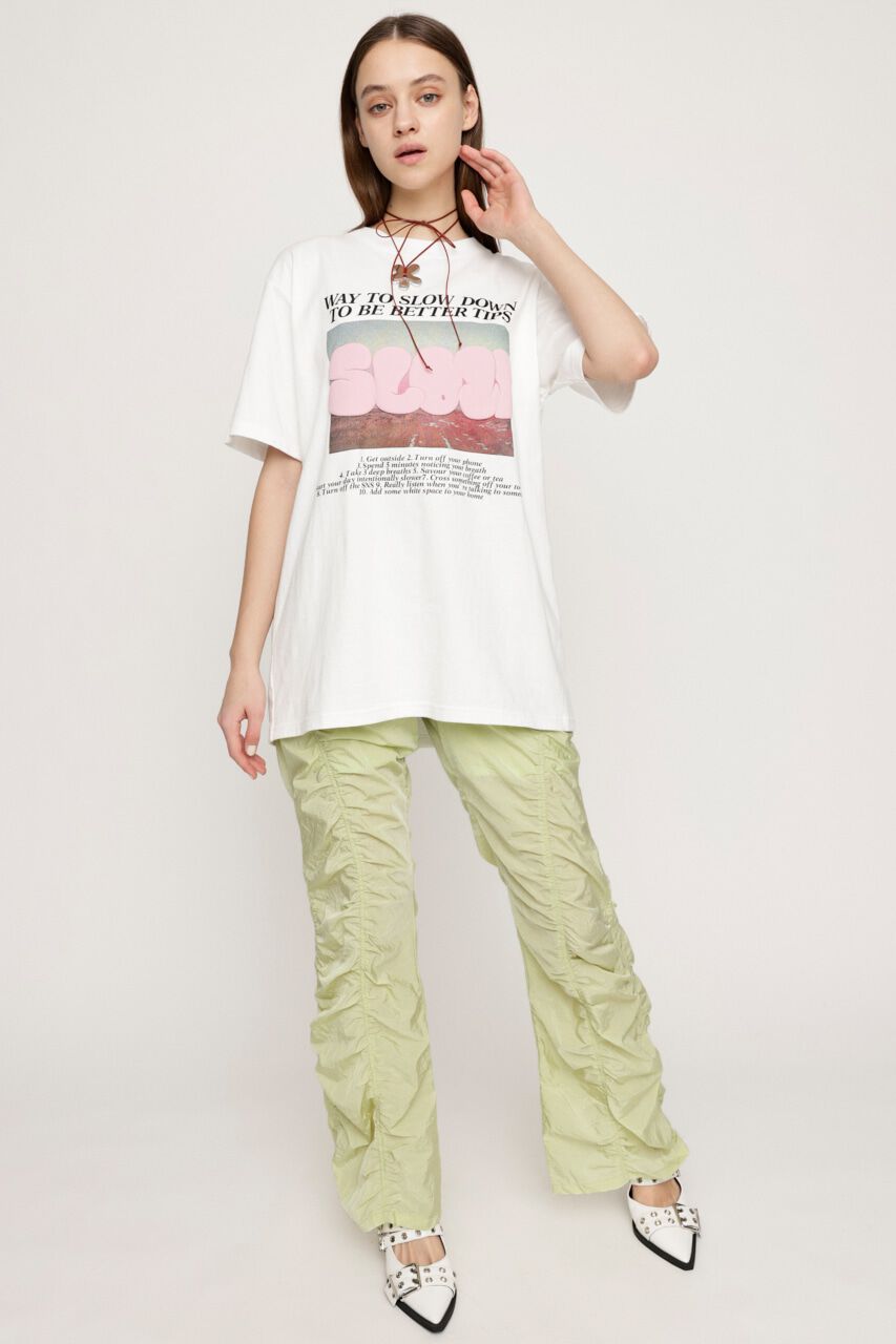 SLY「ASYMMETRY GATHER パンツ」|その他|