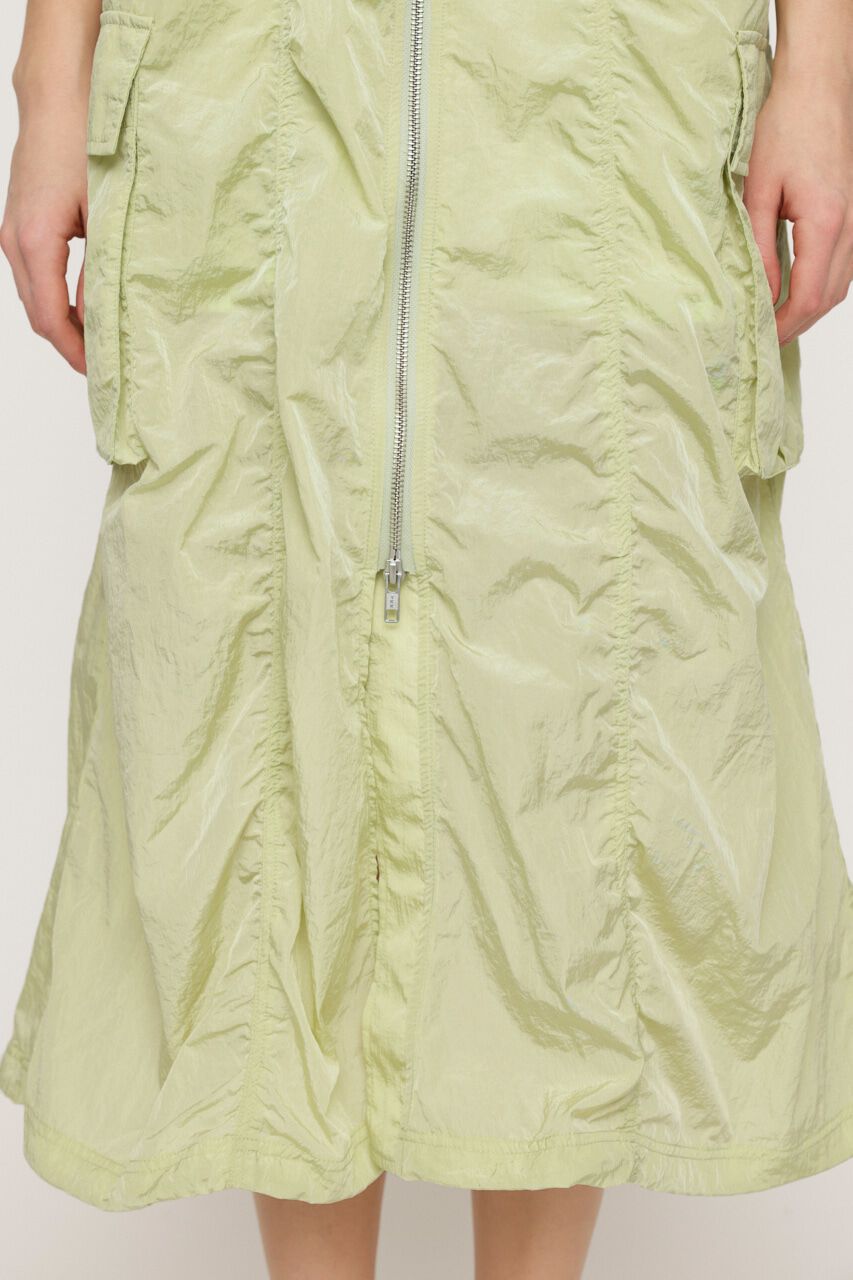 SLY「FRONT ZIP GATHER CAMI ワンピース」|ワンピース|