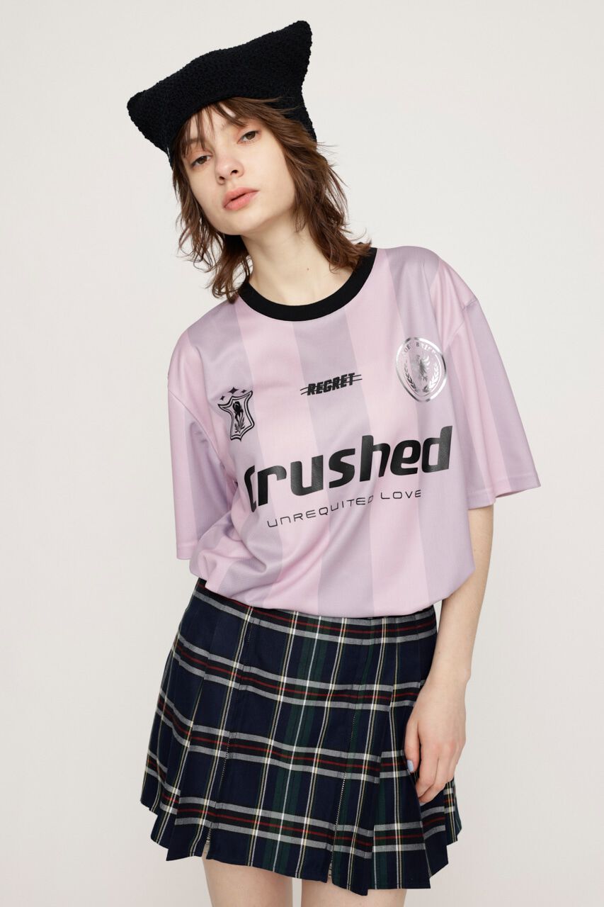 SLY「STRIPE UNIFORM LOGO Tシャツ」|Tシャツ・カットソー|PNK