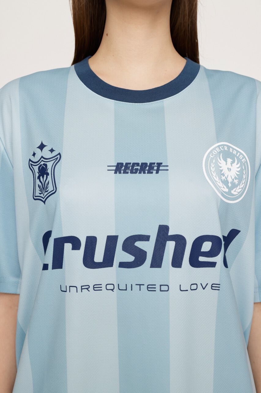 SLY「STRIPE UNIFORM LOGO Tシャツ」|Tシャツ・カットソー|