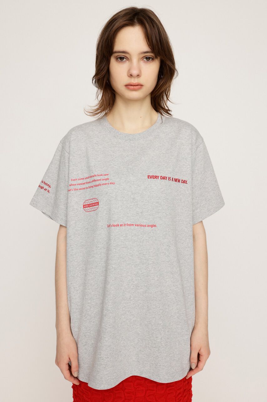 SLY「RANDOM LOGO PRINT Tシャツ」|Tシャツ・カットソー|