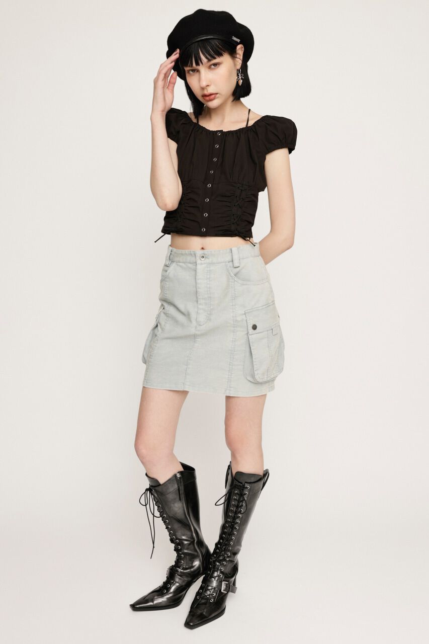 SLY「WASHED CORDUROY ショートスカート」|スカート|