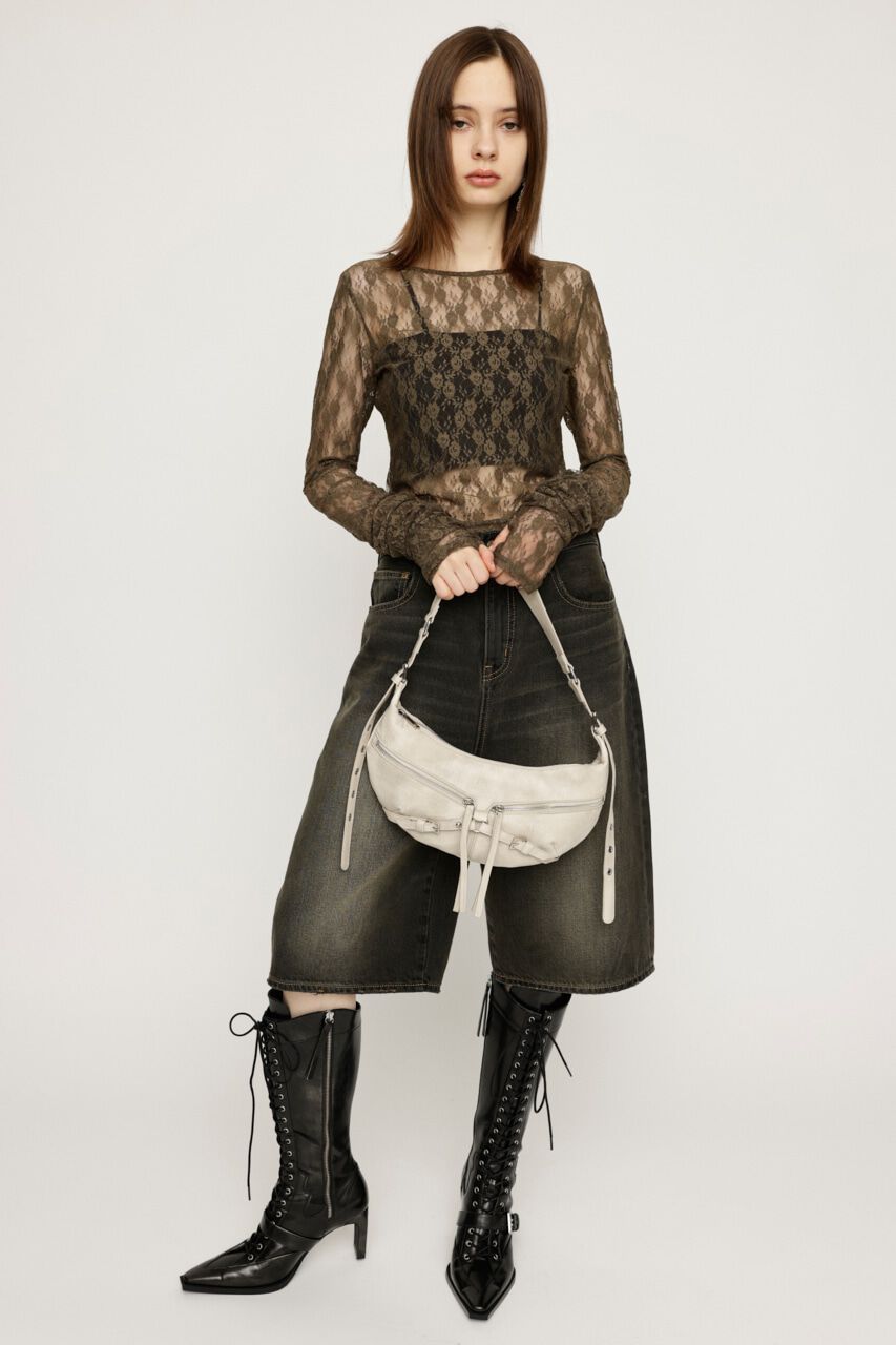 SLY「BASIC CUT LACE トップス」|Tシャツ・カットソー|