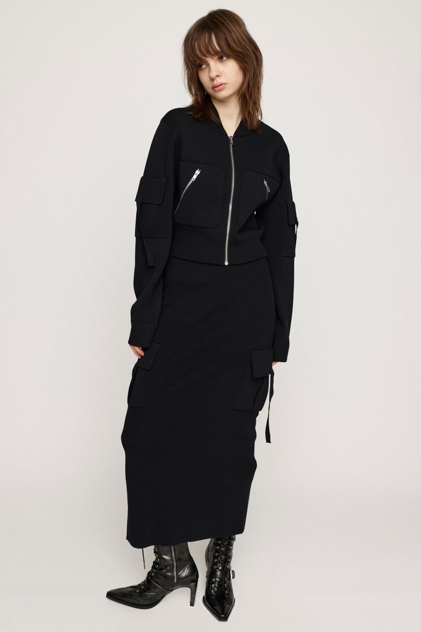 SLY「FINE TOUCH KNIT ミディアムスカート」|スカート|