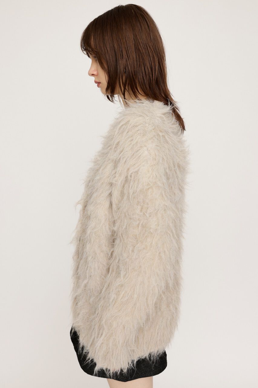 SLY「SHAGGY LOOSE カーディガン」|カーディガン|