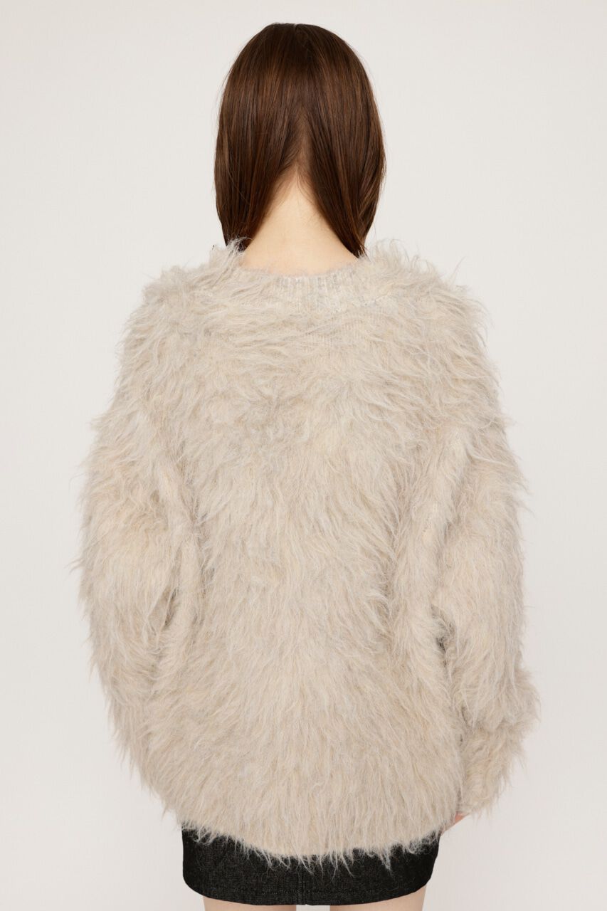 SLY「SHAGGY LOOSE カーディガン」|カーディガン|