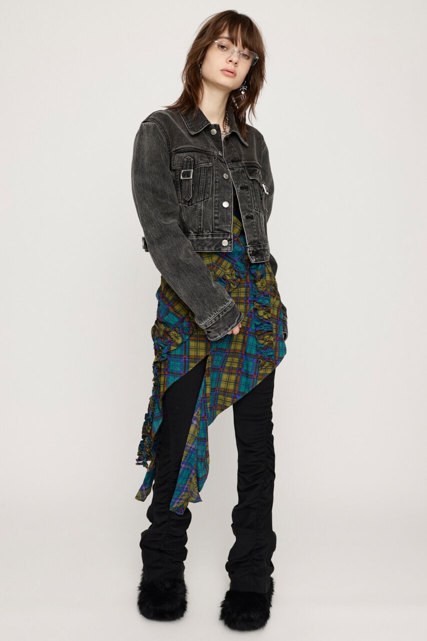 SLY「OVER DYE COMPACT DENIM ジャケット」|デニムジャケット|