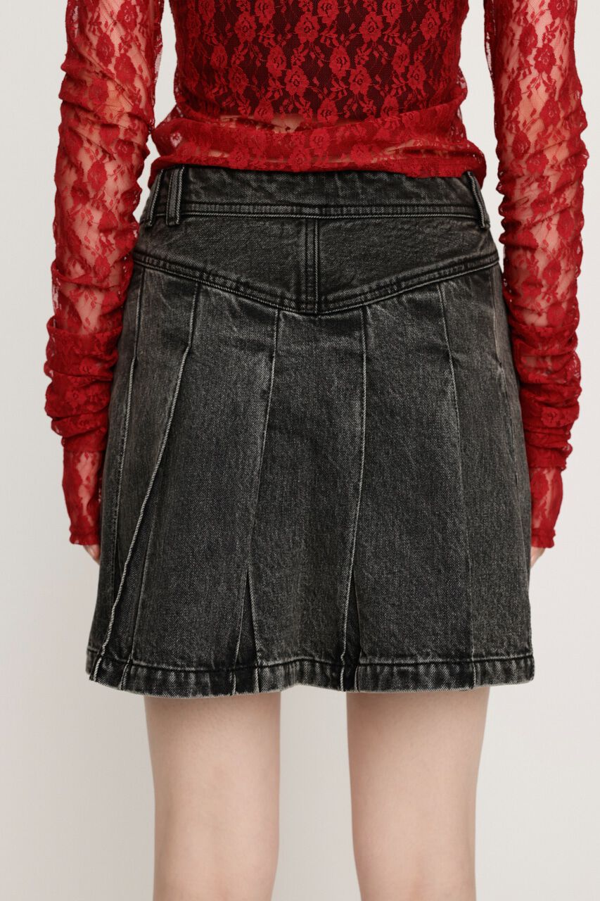 SLY「J／W OVER DYE ショートスカート」|スカート|