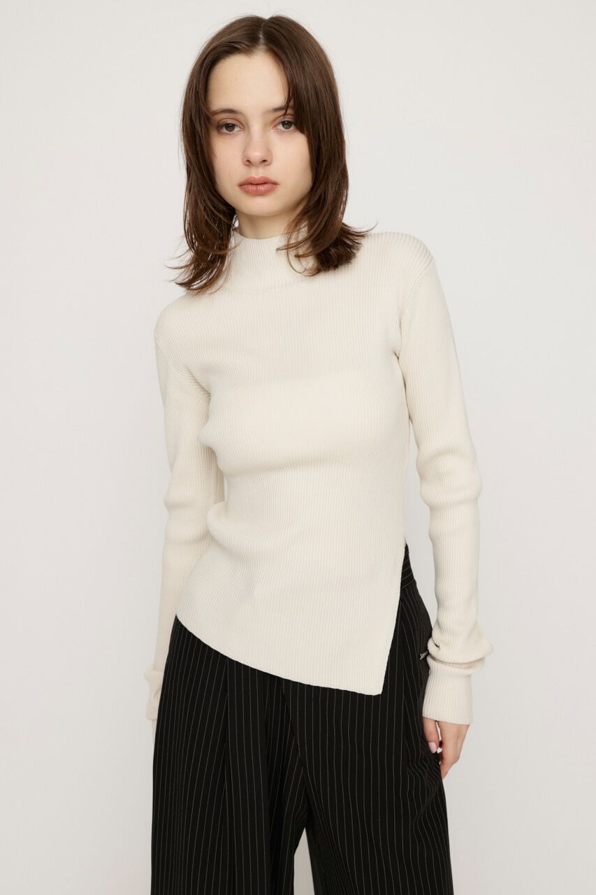 SLY「ASYMMETRY HEM HG トップス」|ニット・セーター|IVOY3