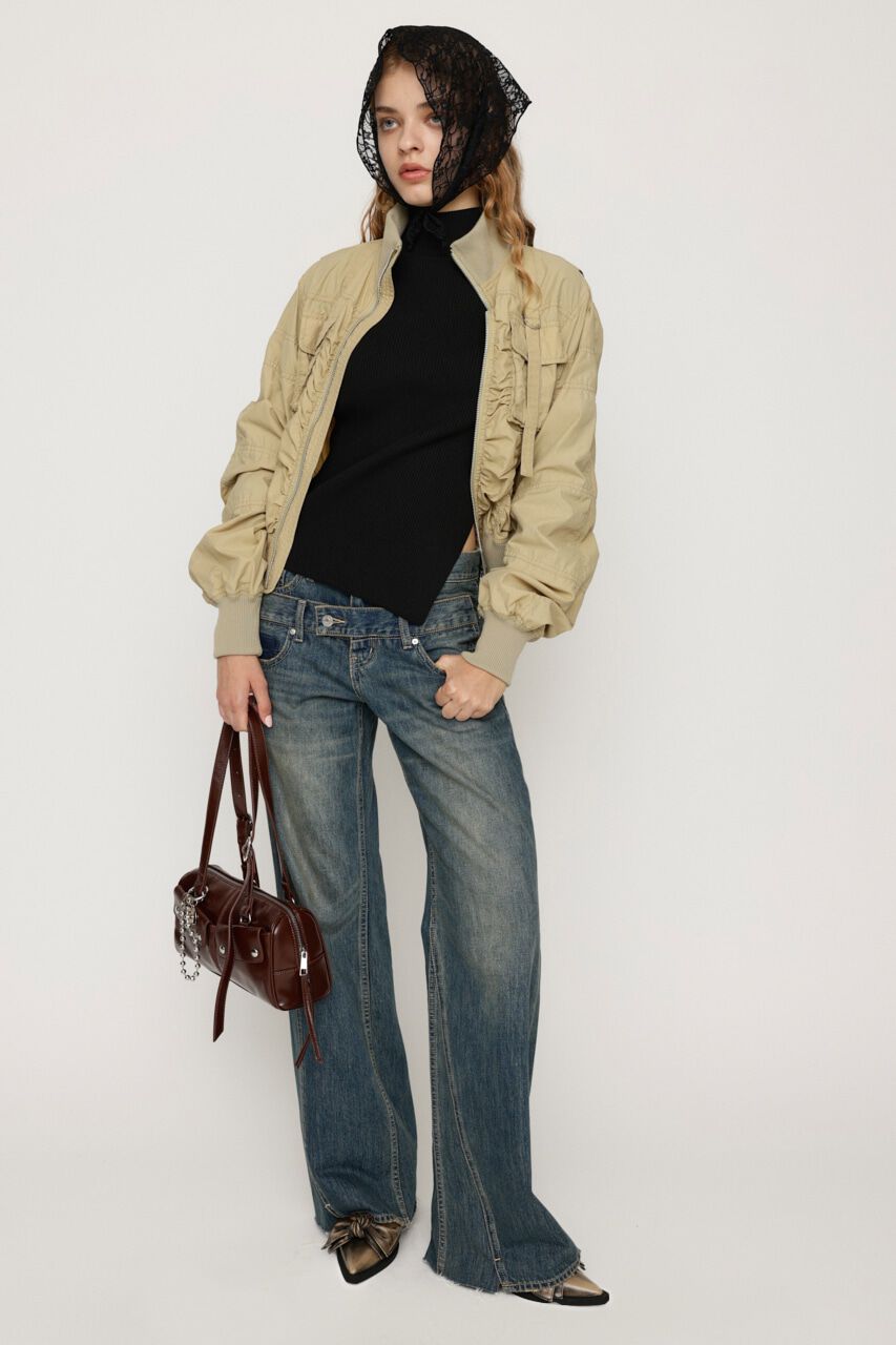 SLY「ASYMMETRY HEM HG トップス」|ニット・セーター|