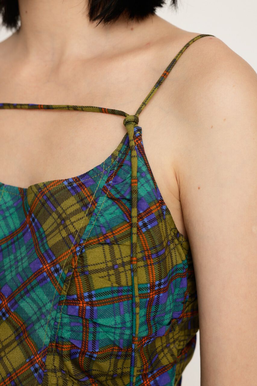 SLY「CHECK COMBI キャミソール」|チュニック|