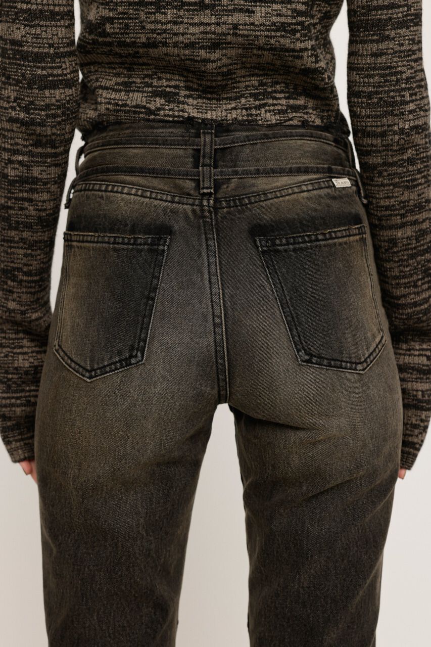 SLY「FRINGE JW FLARE PT-E」|デニム|