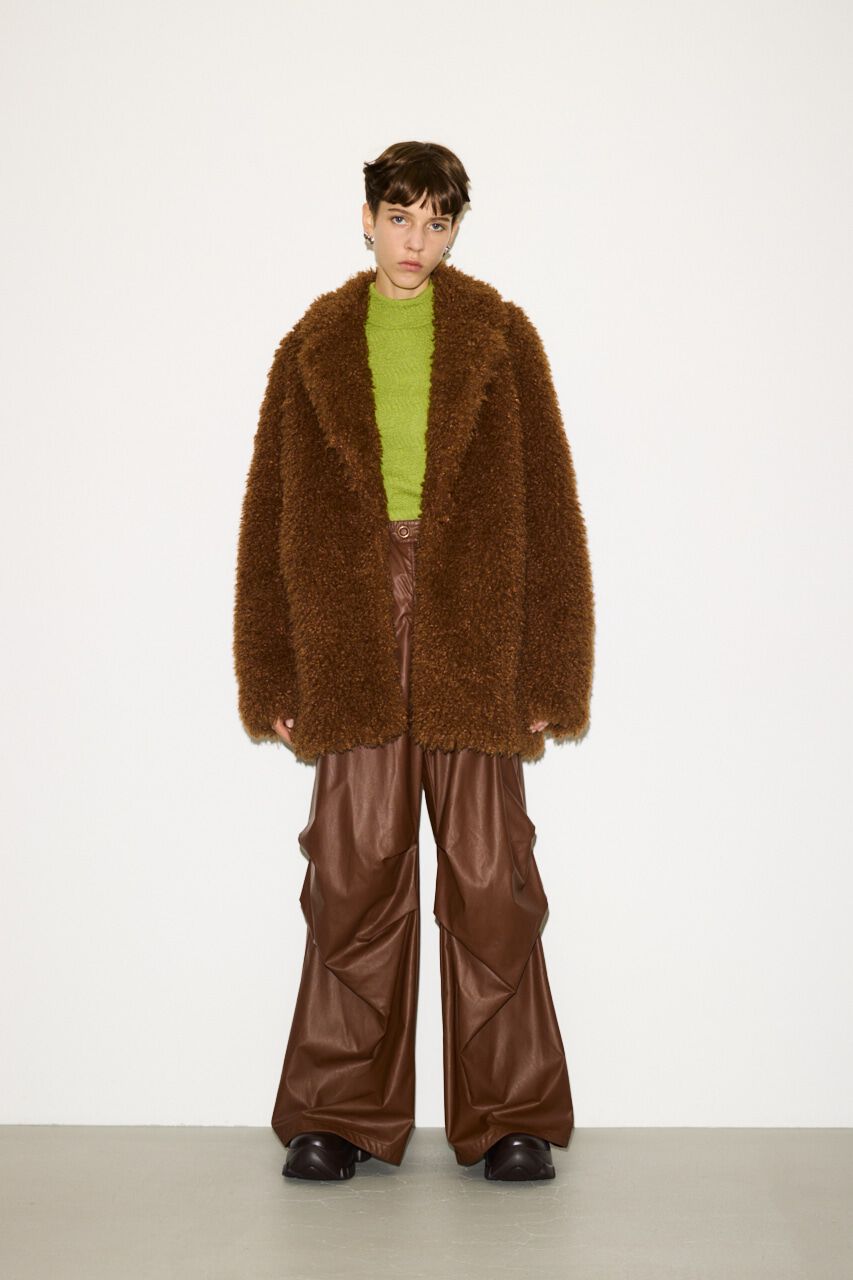 SLY「F／LEATHER LOOSE FLIGHT パンツ」|その他|