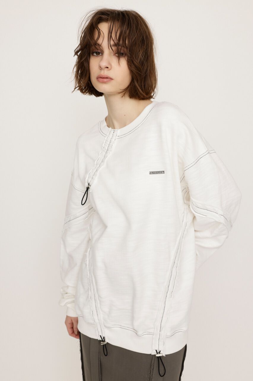 SLY「DRAWSTRING SW トップス」|パーカー|