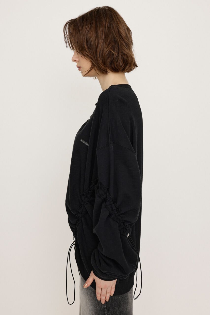 SLY「DRAWSTRING SW トップス」|パーカー|