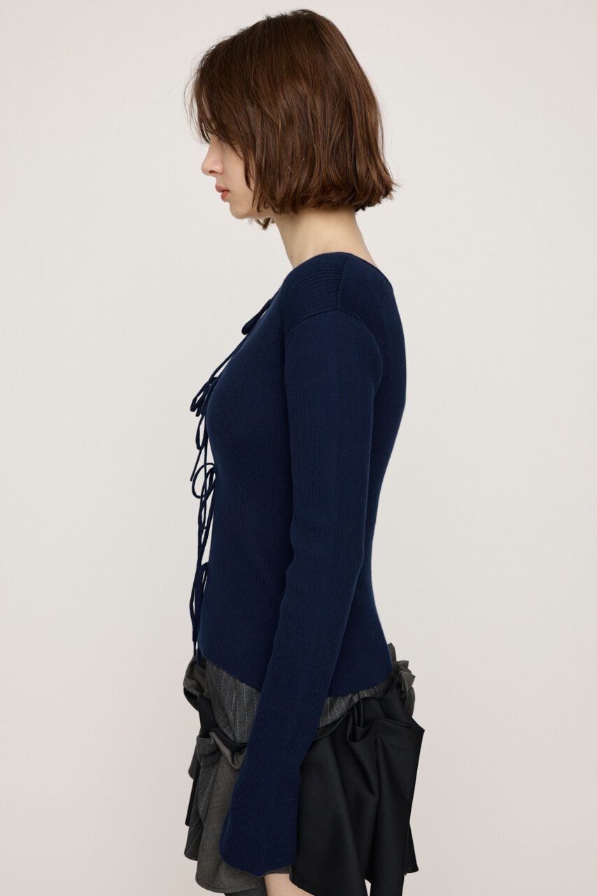 SLY「MANYWAY RIBBON KNIT トップス」|ニット・セーター|