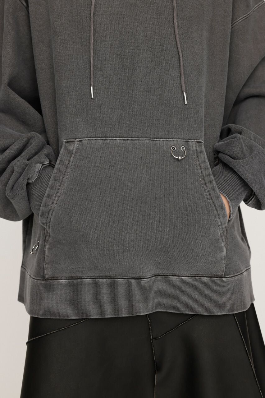 SLY「EYELET SW HOODIE」|パーカー|