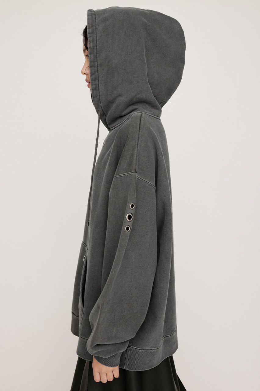 SLY「EYELET SW HOODIE」|パーカー|