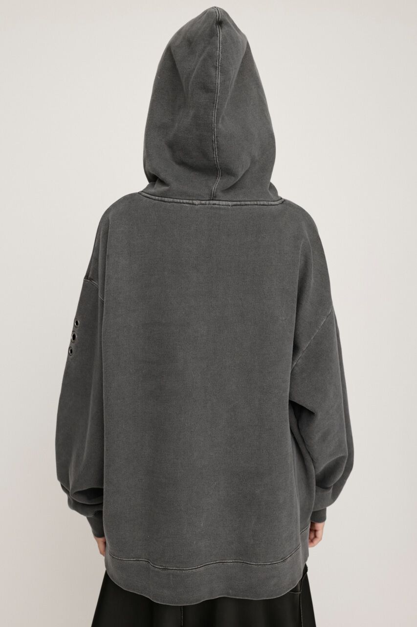 SLY「EYELET SW HOODIE」|パーカー|