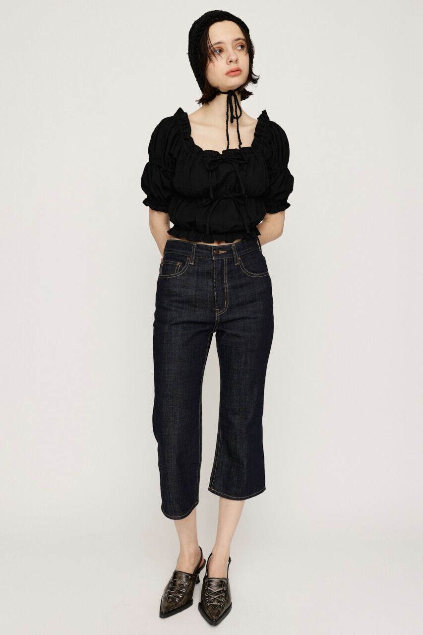 SLY「GATHER RIBBON ブラウス」|シャツ・ブラウス|