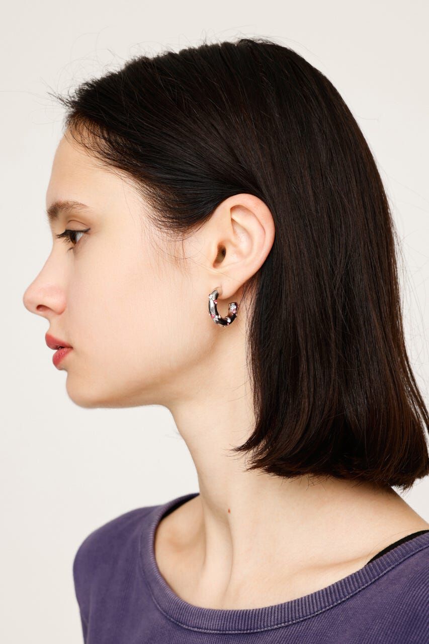 SLY「BIJOU HOOP ピアス」|ピアス|