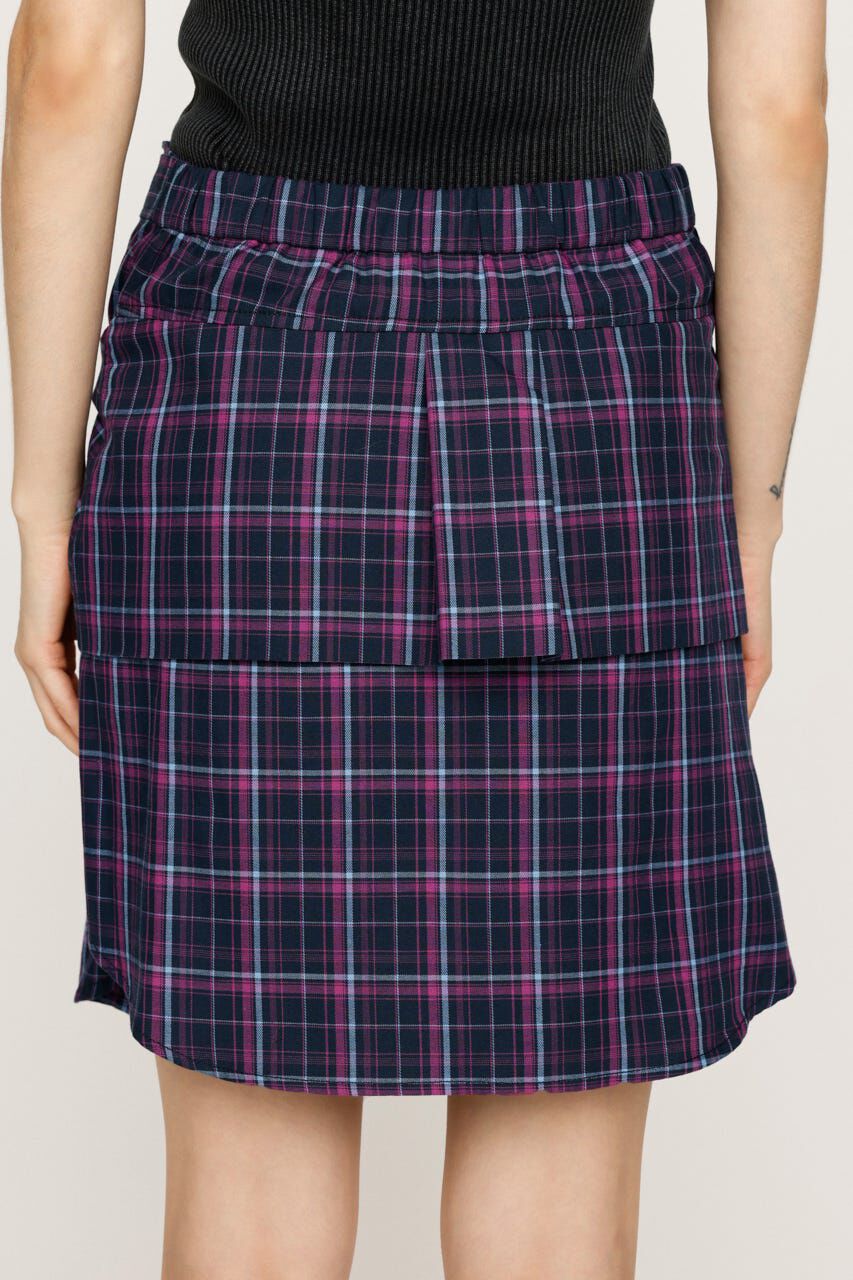 SLY「REMAKE LIKE CHECK ショートスカート」|スカート|