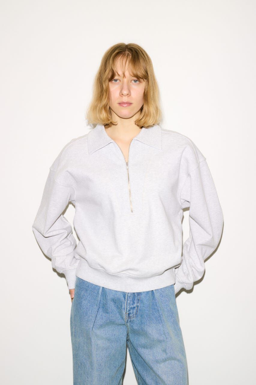 SLY「ZIP COLLAR SW トップス」|Tシャツ・カットソー|