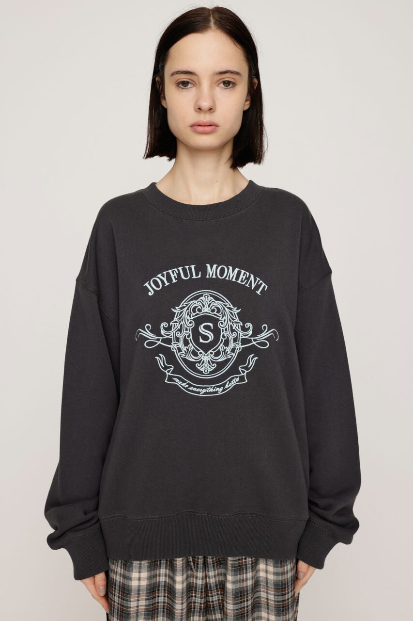 SLY「EMBROIDERY LOGO SW トップス」|パーカー|