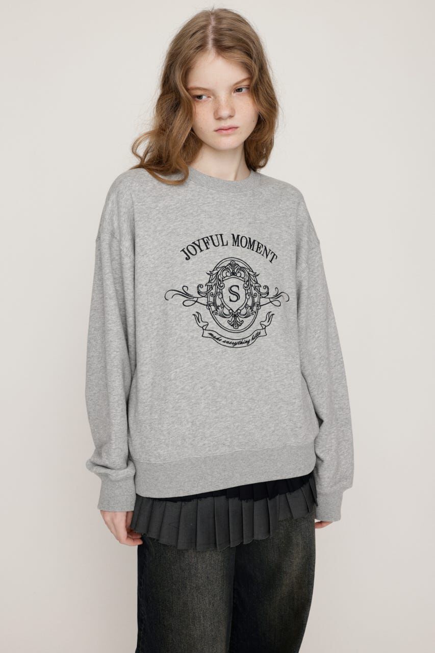 SLY「EMBROIDERY LOGO SW トップス」|パーカー|