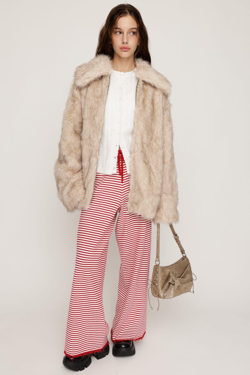 SLY「HEART CROCHET KNIT トップス」|ニット・セーター|