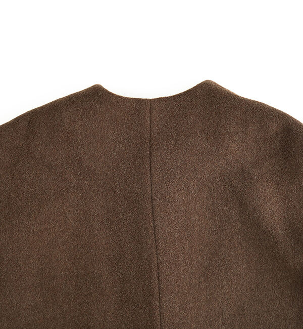 オオカミとフクロウ「オオカミとシロクマのヴィーカ&ldquo;ロングメルトン&rdquo;」|ノーカラーコート|