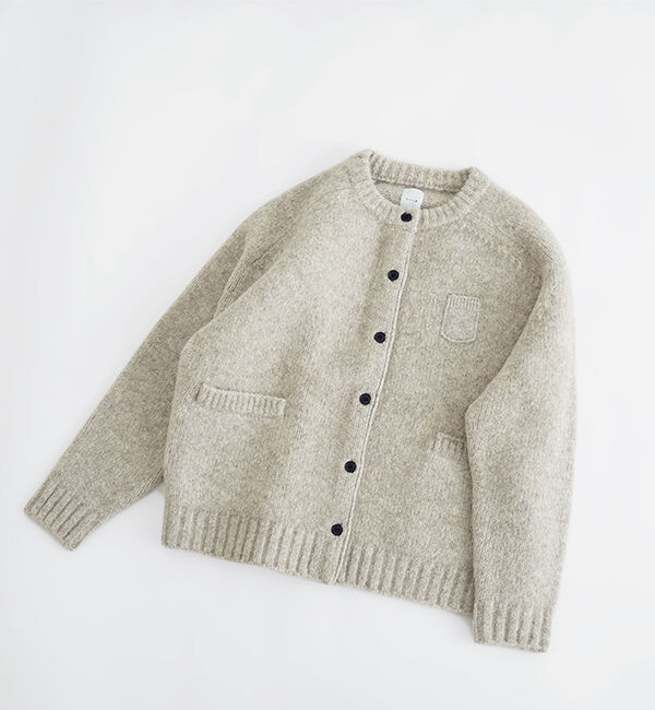 休日と詩「休日のスモールポケットカーディガン」|カーディガン|