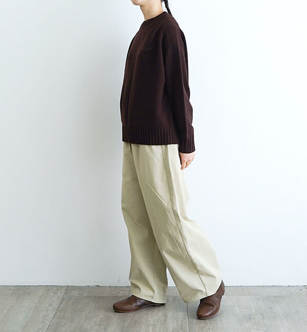 休日と詩「休日のスモールポケットニット」|ニット・セーター|