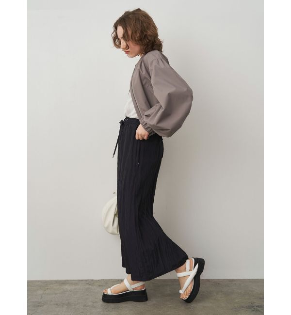 ELENDEEK「GATHER SLEEVE MA-1」|ブルゾン・スタジャン|