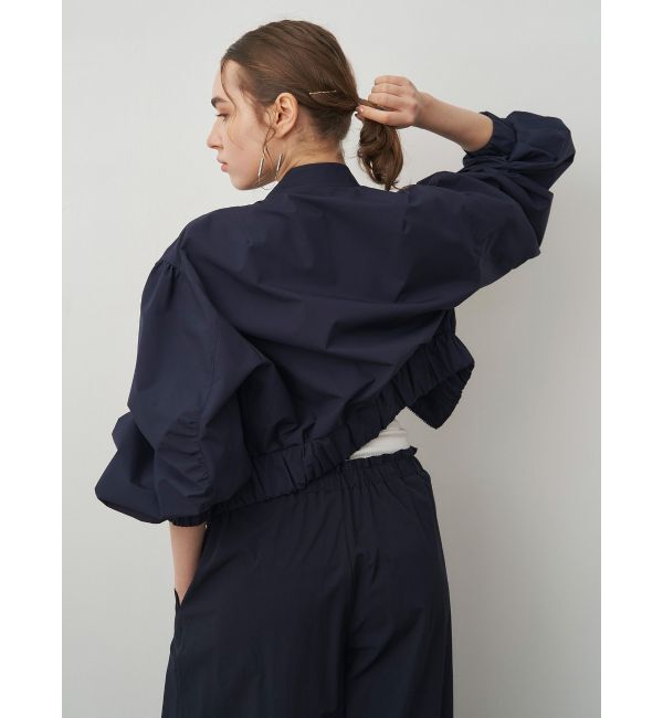 ELENDEEK「GATHER SLEEVE MA-1」|ブルゾン・スタジャン|