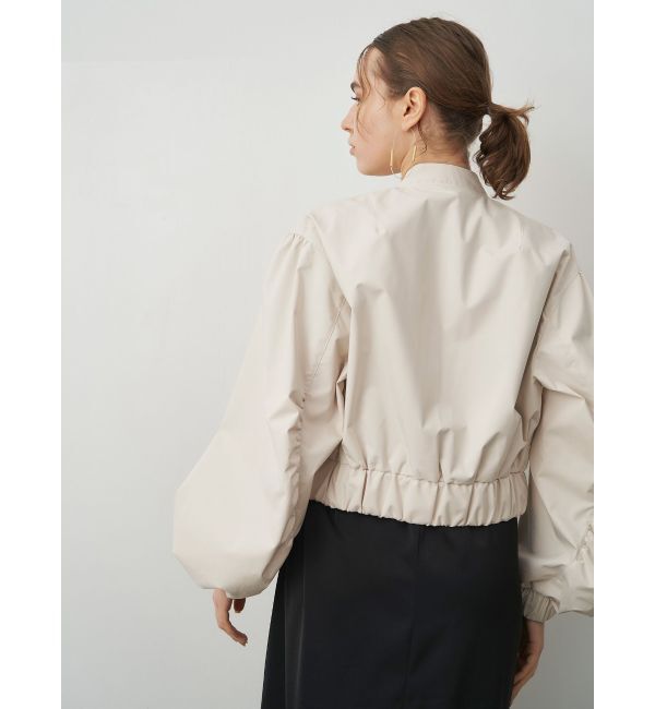 ELENDEEK「GATHER SLEEVE MA-1」|ブルゾン・スタジャン|