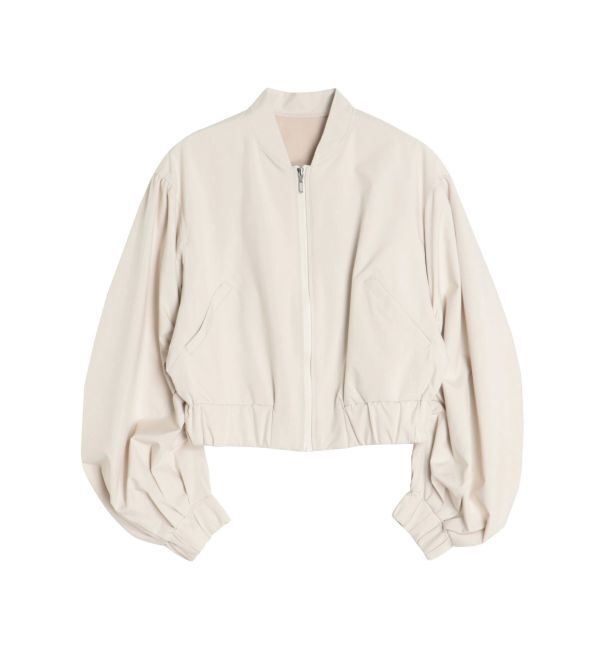 ELENDEEK「GATHER SLEEVE MA-1」|ブルゾン・スタジャン|