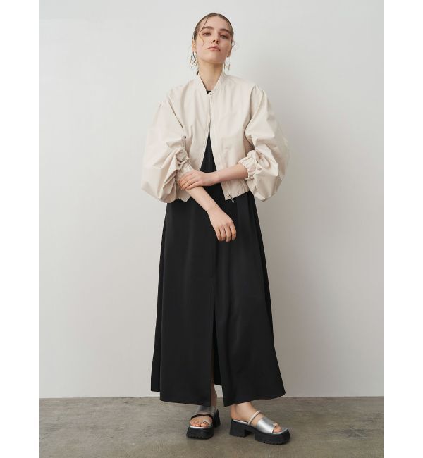 ELENDEEK「GATHER SLEEVE MA-1」|ブルゾン・スタジャン|