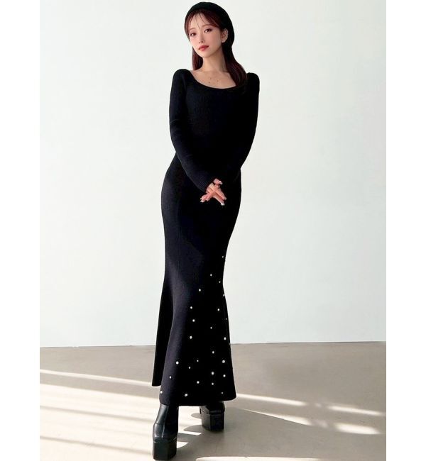 RESEXXY「ヘムルミナスマーメイドニットワンピース」|ワンピース|