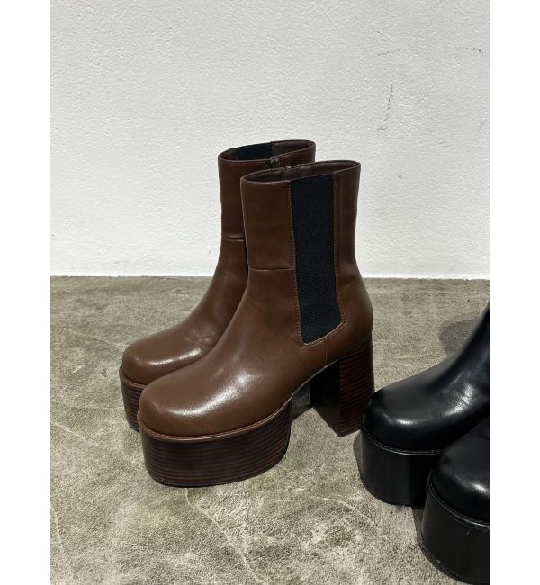 EMODA「ラウンドサイドゴアブーツ」|ショートブーツ|