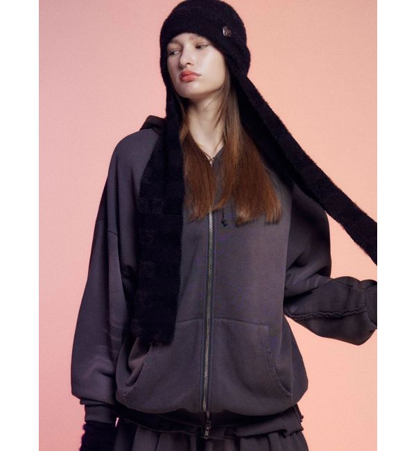 EMODA「シェービングオーバージップフーディ」|パーカー|