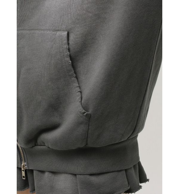 EMODA「シェービングオーバージップフーディ」|パーカー|