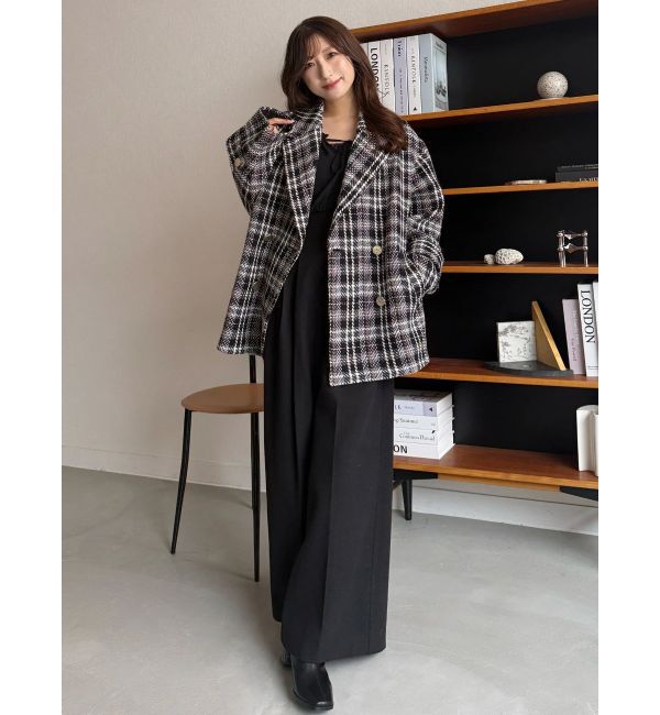 MERCURYDUO「オリジナルロービングチェックPコート」|その他|