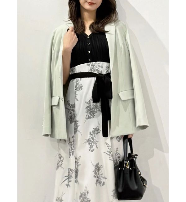 MERCURYDUO「【セットアップ着用可】バックドレープジャケット」|テーラードジャケット|