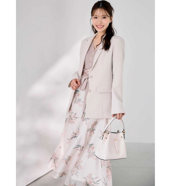 MERCURYDUO「【セットアップ着用可】バックドレープジャケット」|テーラードジャケット|